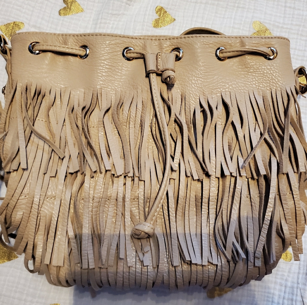 Fringe crossbody bag